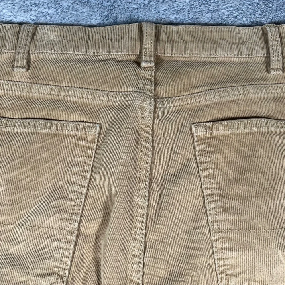 Dockers Mens Corduroy Pants Tan Khaki Straight Leg Stretch 38x30 (28)